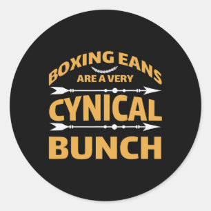 Sticker Rond Kickboxing Muay Thai Boxe _3