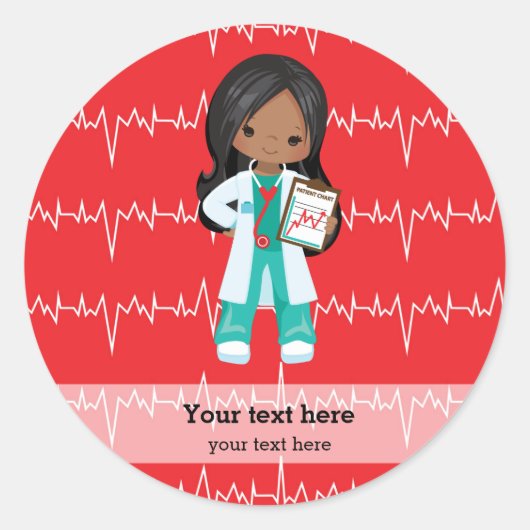 Sticker Rond Kids Doctor (Devant)