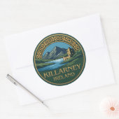 Sticker Rond Killarney Irlande (Enveloppe)