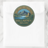 Sticker Rond Killarney Irlande (Sac)