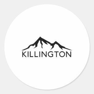 Sticker Rond Killington Vermont Ski Snowboard