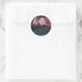Sticker Rond KIM JONG Un SpACEFORCE (Sac)