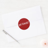 Sticker Rond Kimchi ? (Enveloppe)