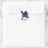 STICKER ROND KINDA' COMME UNE PINHETE (Sac)