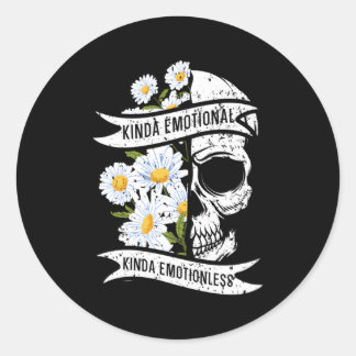 Sticker Rond Kinda Émotionnel Kinda Émotionné Tal Health