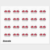 Sticker Rond KINDA' like CUCKOO BUGS (Feuille)