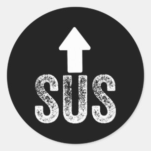 Sticker Rond Kinda Sus Jeu Idk Bro Bruh Mème Drôle Joueur Vidéo