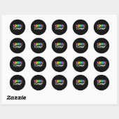 Sticker Rond Kinder Crew Kindergarten Back To School Teachers S (Feuille)