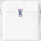 Sticker Rond Kindness Ninja (Sac)