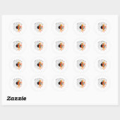 Sticker Rond Kindness Sunflower Be Kind Self Care Santé mentale (Feuille)