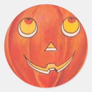 Sticker Rond Kine de Halloween
