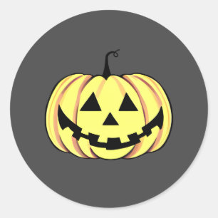 Sticker Rond Kine de Halloween