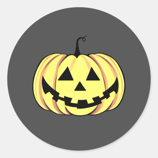 Sticker Rond Kine de Halloween (Devant)