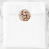 Sticker Rond King Charles Cavalier (Sac)