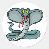 Sticker Rond King Cobra (Devant)