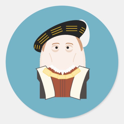 Sticker Rond King Edward VI (Devant)