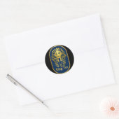Sticker Rond King Tut (Enveloppe)