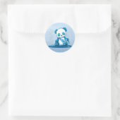 Sticker Rond KiniArt Panda Cub (Sac)