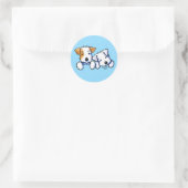 Sticker Rond KiniArt Sealyham Terriers (Sac)