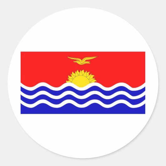 Sticker Rond Kiribati (Devant)