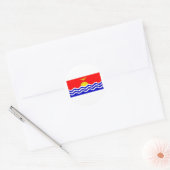Sticker Rond Kiribati (Enveloppe)
