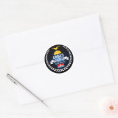 Sticker Rond Kiribati (Enveloppe)