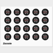 Sticker Rond Kiss (Feuille)