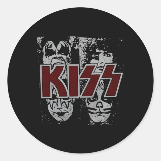 Sticker Rond Kiss (Devant)
