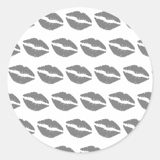 STICKER ROND KISS (Devant)