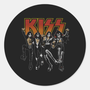 Sticker Rond Kiss Destroyer Coon
