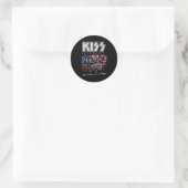Sticker Rond Kiss Destroyer L'Esprit De '76 (Sac)