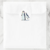 Sticker Rond KiSS PeNgUiN (Sac)