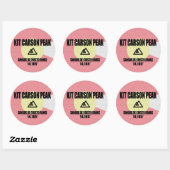 Sticker Rond Kit Carson Peak (Feuille)