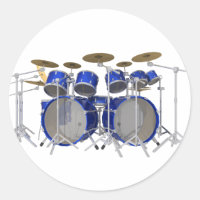 Kit de tambour bleu : 10 pièce :