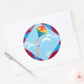 Sticker Rond Kite Fun (Enveloppe)
