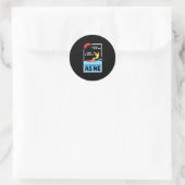 Sticker Rond Kitesurf Kitesurfers (Sac)