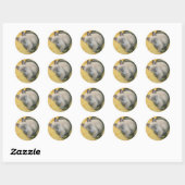 Sticker Rond Kitten Cacciatore (Feuille)
