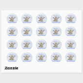 Sticker Rond Kittens Meow Attitude (Feuille)
