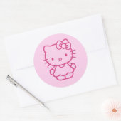 Sticker Rond Kitty (Enveloppe)