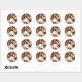 Sticker Rond Kitty (Feuille)