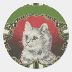 Sticker Rond Kitty