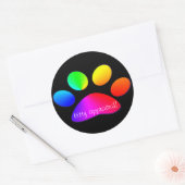 Sticker Rond kitty approuvé (Enveloppe)