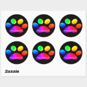 Sticker Rond kitty approuvé (Feuille)
