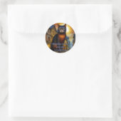 Sticker Rond Kitty Kibble (Sac)