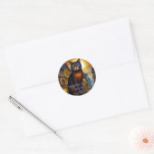 Sticker Rond Kitty Kibble (Enveloppe)