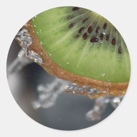 Sticker Rond Kiwi (Devant)