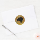 Sticker Rond kiwi (Enveloppe)