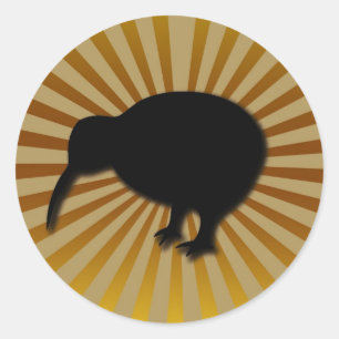 Sticker Rond kiwi