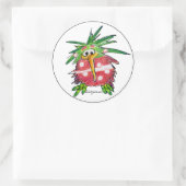 Sticker rond Kiwi Bird Drôle (Sac)