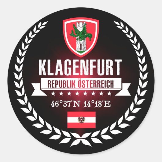 Sticker Rond Klagenfurt (Devant)